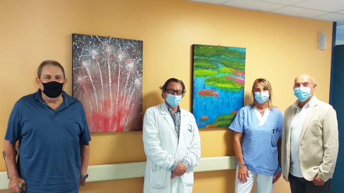 Quadri di Vittorio Ferrarini donati all'ospedale Maggiore