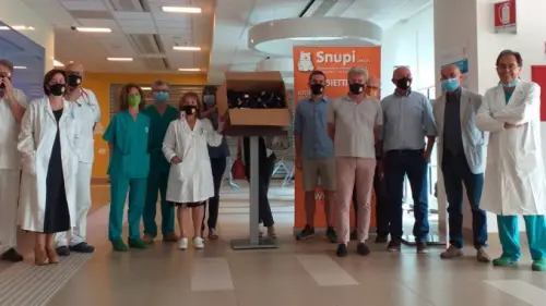 Mascherine targate Snupi in arrivo all'Ospedale Maggiore