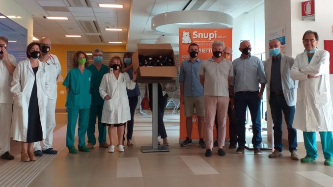 Mascherine targate Snupi in arrivo all'Ospedale Maggiore