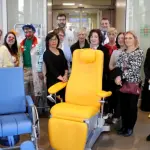 Volontarie impegnate al reparto oncologico di Parma