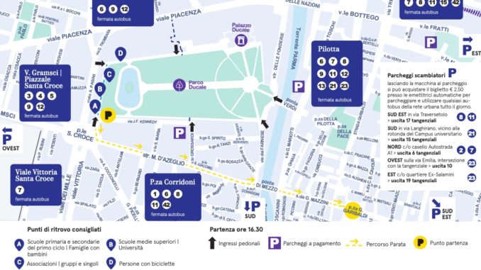 Parma Capitale 2020: itinerario della passeggiata inaugurale
