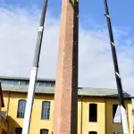 Ex ciminiera Eridania: messa in sicurezza la struttura