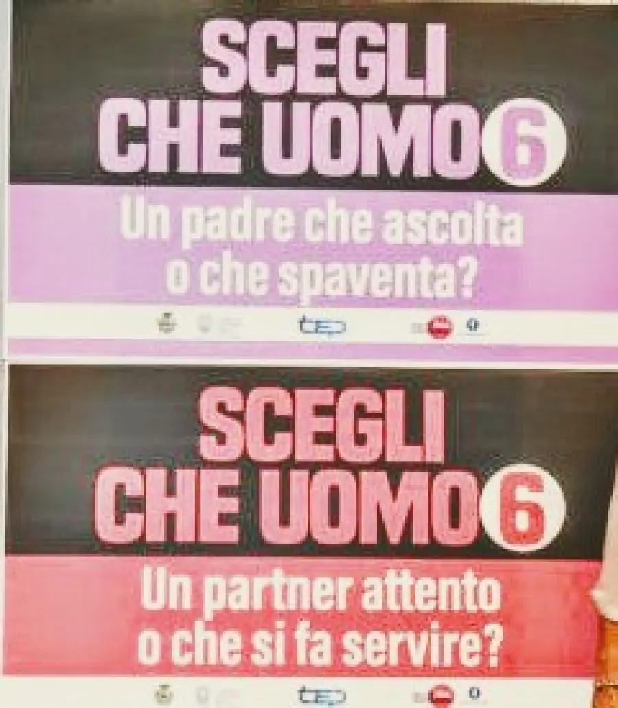 Campagna di comunicazione a Parma: scegli che uomo sei
